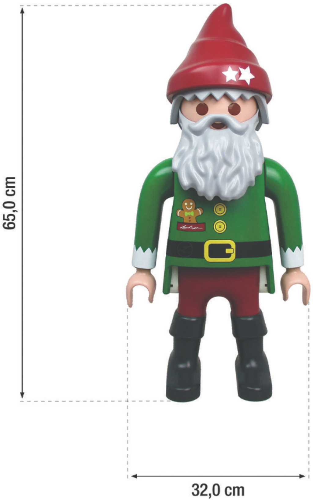Alternative view of Playmobil 19080 Mega Figure - Gnome green Kristoff (65 cm) ฟิกเกอร์XXL โนม์เขียว "คริสตอฟฟ์"