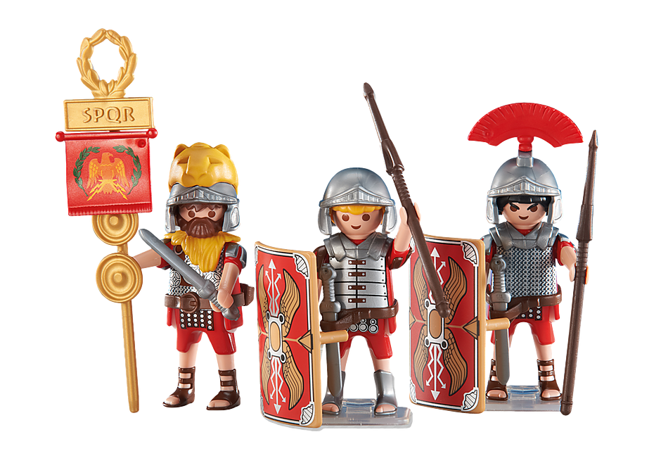 Playmobil 6490 Exclusive 3 Roman Soldiers เอ็กซ์คลูซีฟ ทหารโรมัน 3 คน