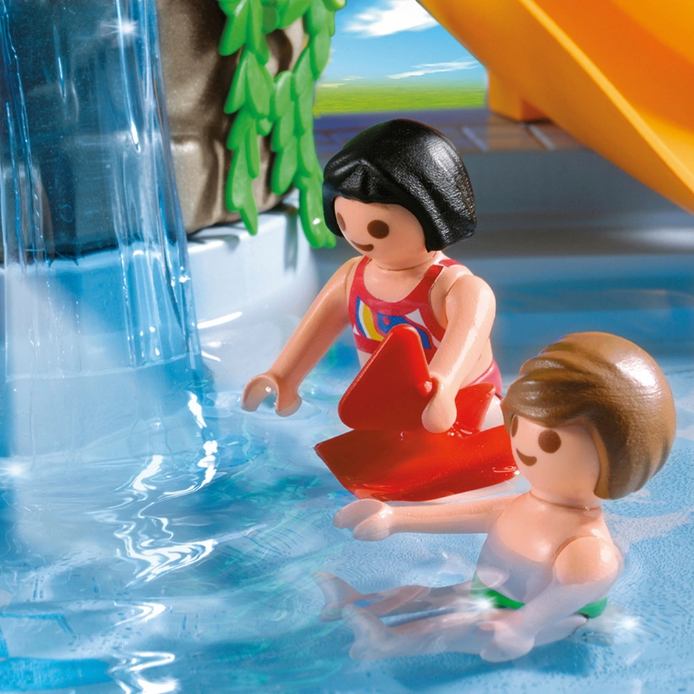 Playmobil 4858 Exclusive Pool with Water Slide เอ็กซ์คลูซีฟ สระว่ายน้ำพร้อมสไลเดอร์น้ำ - Image 5