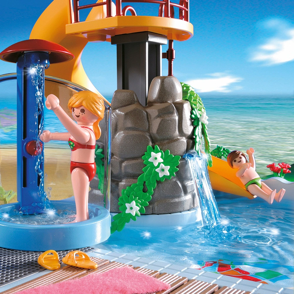 Playmobil 4858 Exclusive Pool with Water Slide เอ็กซ์คลูซีฟ สระว่ายน้ำพร้อมสไลเดอร์น้ำ - Image 7