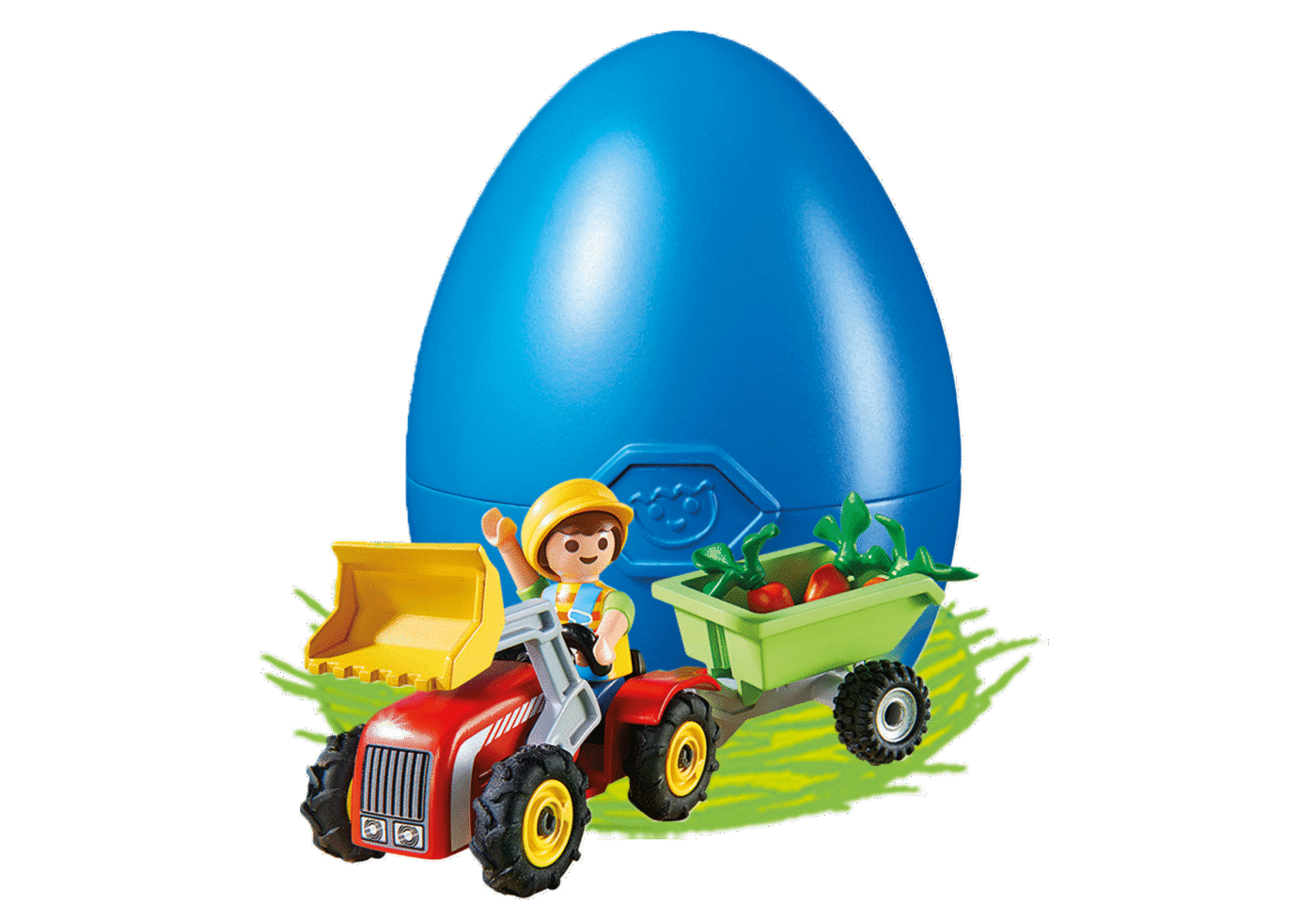 Playmobil 4943 50th Years Easter eggs Boy with Children's Tractor ของเล่นบทบาทสมมติ 50 ปี อีสเตอร์เอ็ก เด็กผู้ชายกับรถแทรกเตอร์ - Image 3