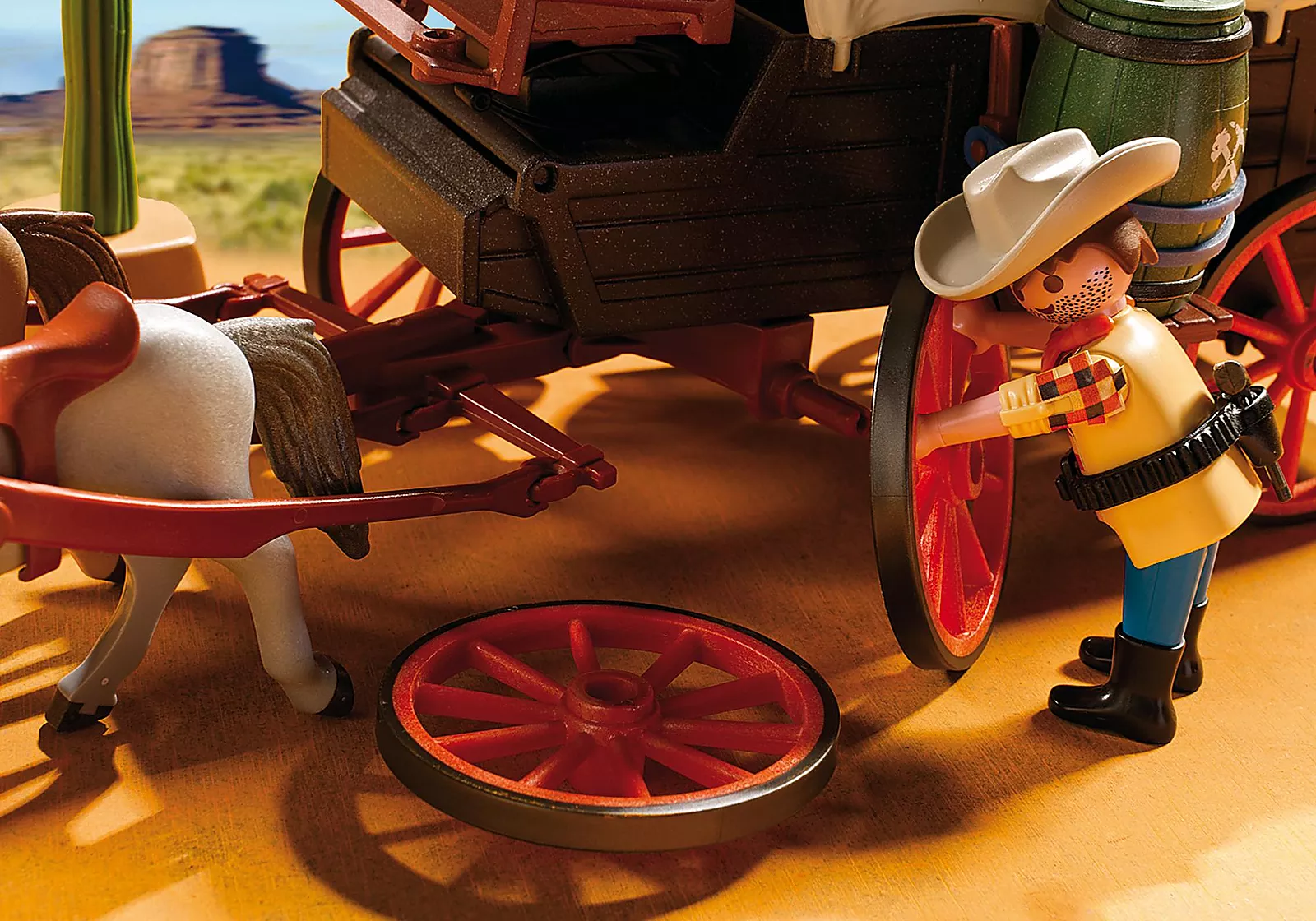 Playmobil 5248 PLAYMOBIL® PLUS Covered Wagon with Raiders เอ็กซ์คลูซีฟ เกวียนเสบียงกับกองโจร - Image 5