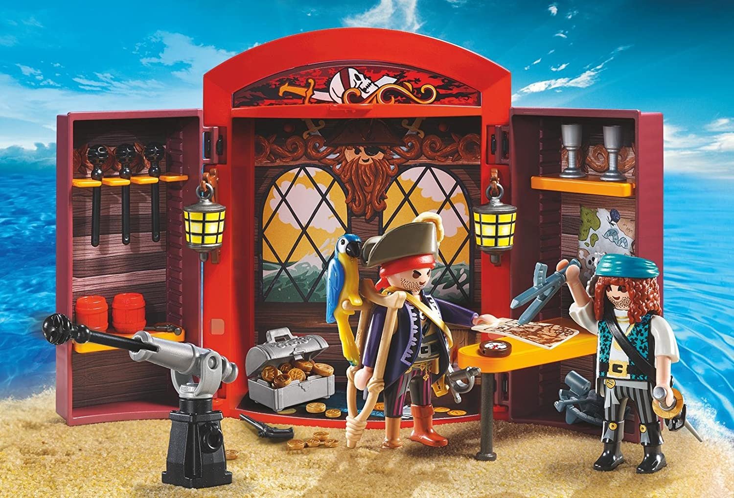 Playmobil 5658 Promotional Pirate Hideout Play Box เซ็ตโปรโมชั่น เพลย์บ๊อกซ์ โจรสลัด