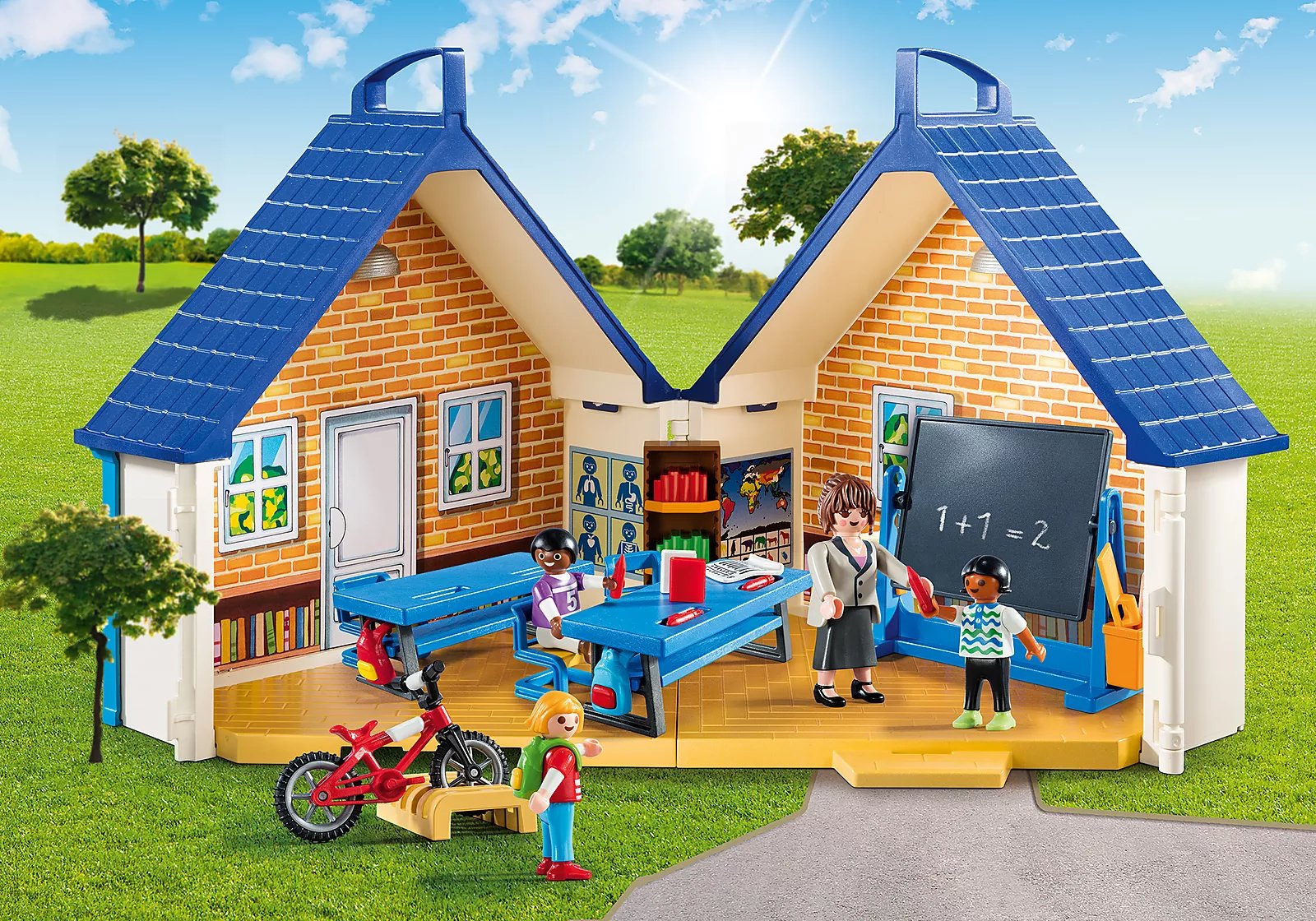 Playmobil 5662 Exclusive Take Along School House เอ็กซ์คลูซีฟ สคูลเฮาส์กระเป๋าหิ้ว