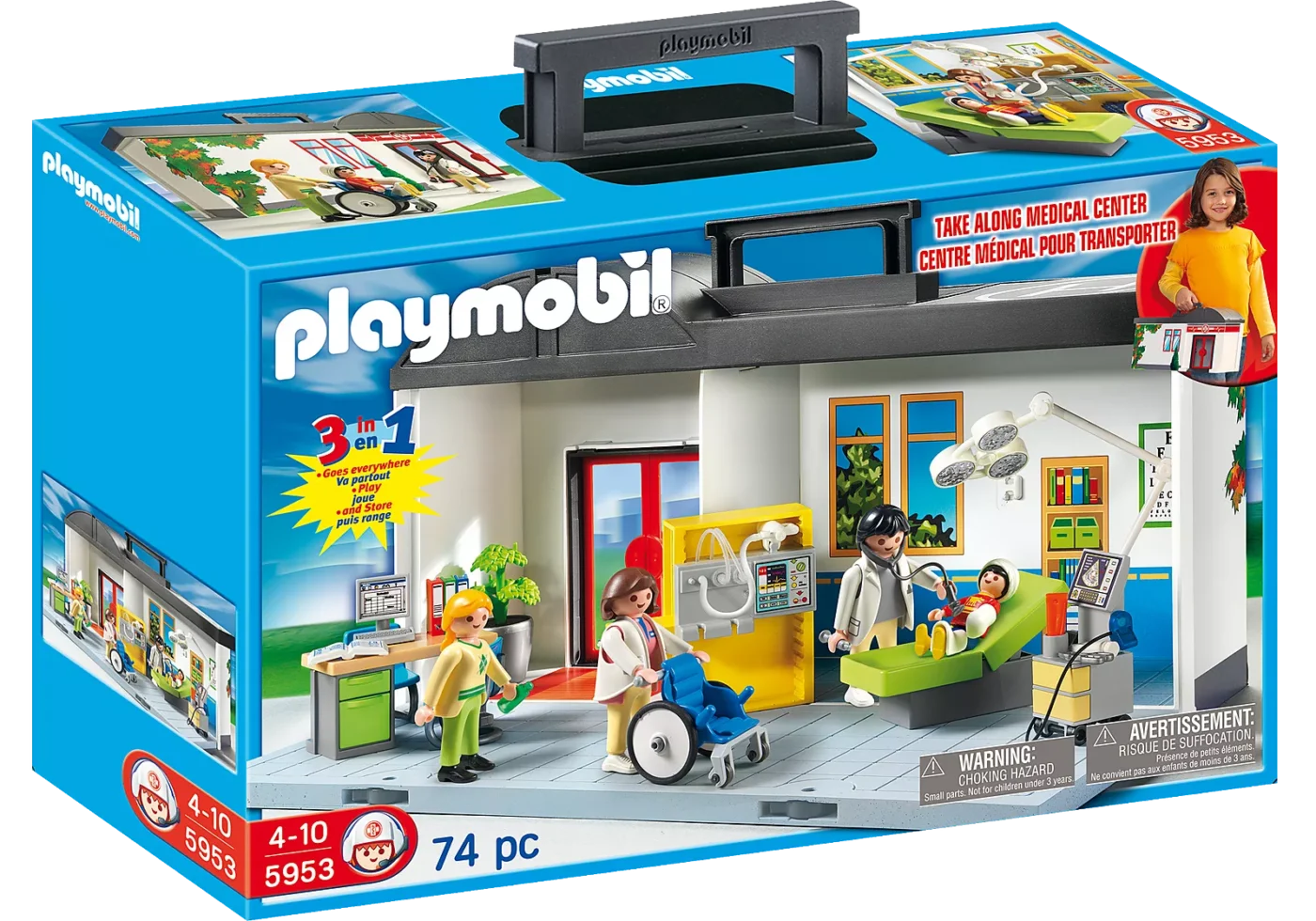 Alternative view of PLAYMOBIL® PLUS 5953 Take Along Hospital คลินิคกระเป๋าหิ้ว