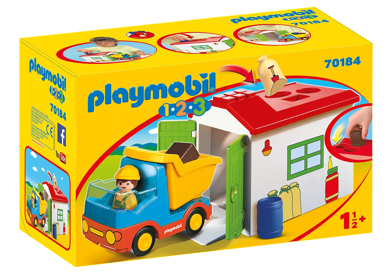 Playmobil 70184 1.2.3 Garbage Truck for Children 1.2.3 รถบรรทุกขยะเด็กน้อย - Image 2