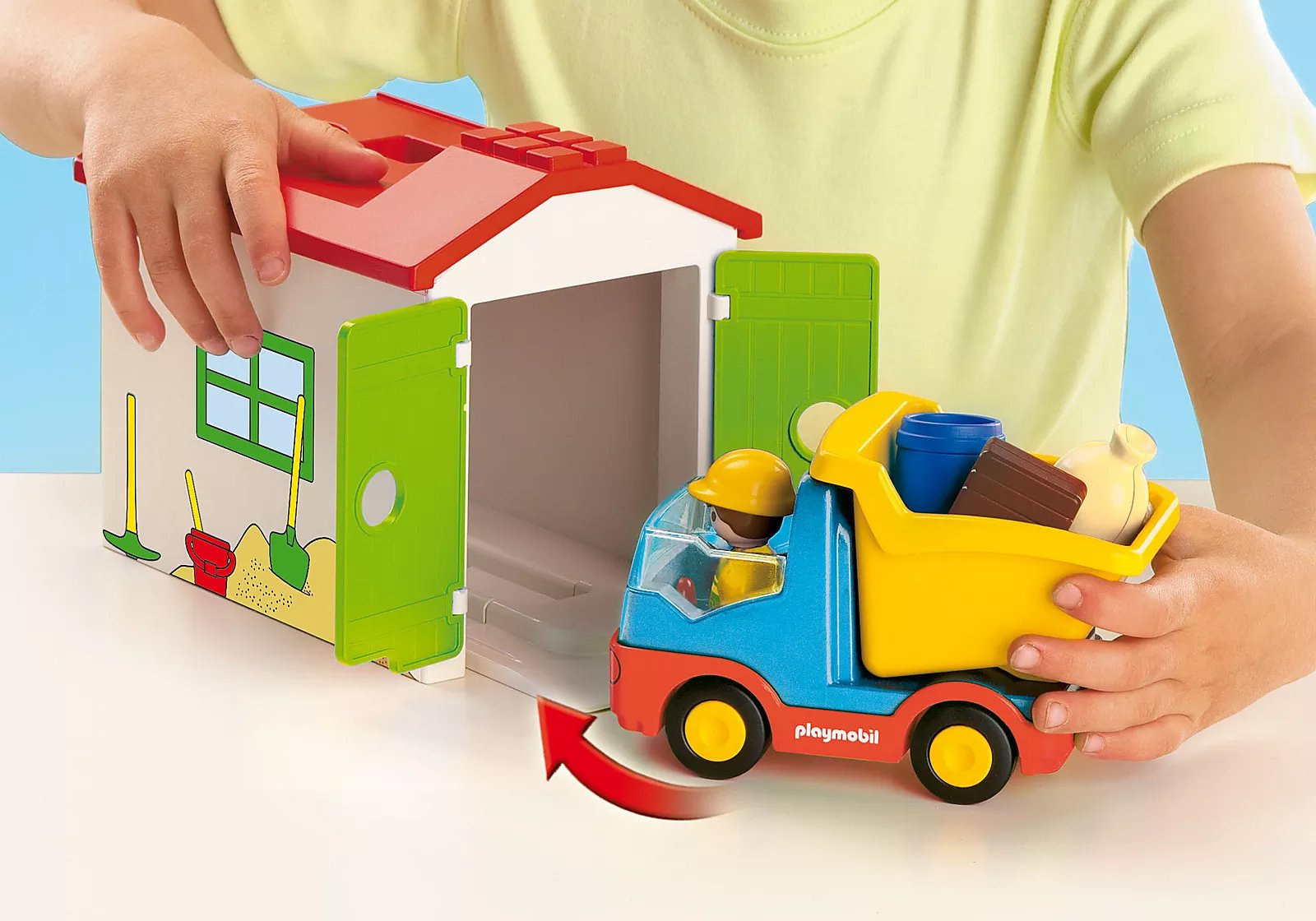 Playmobil 70184 1.2.3 Garbage Truck for Children 1.2.3 รถบรรทุกขยะเด็กน้อย - Image 6