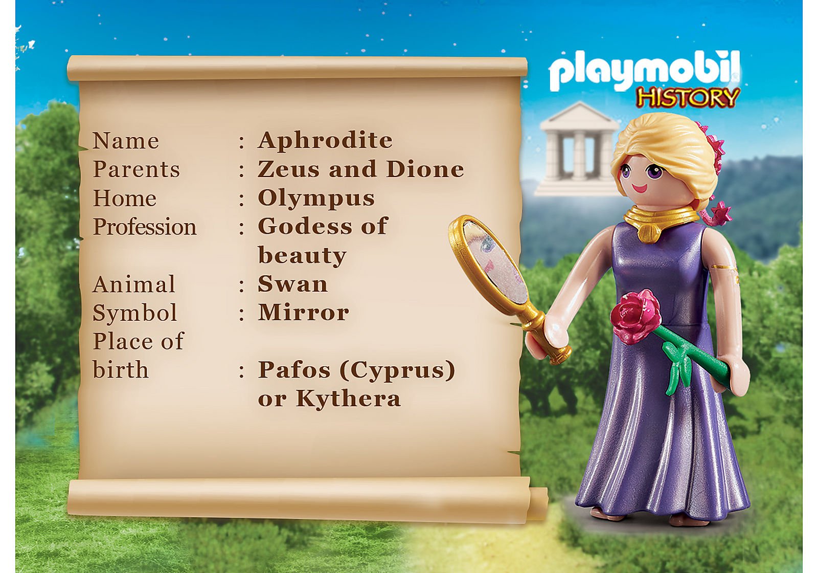 Playmobil 70213 Greek god Aphrodite เทพกรีก เทพีอาโฟรไดติ - Image 4