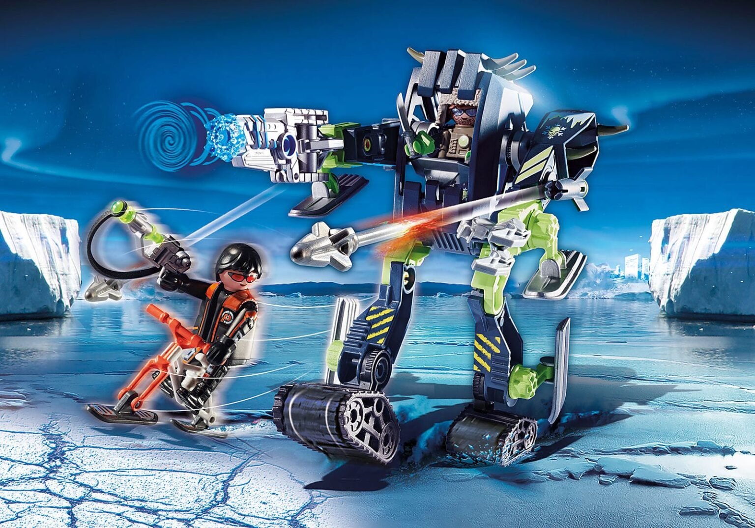 Playmobil 70233 Top Agents Arctic Rebels Ice Robot เอเจนท์ หุ่นยนต์ทีมกบฎอาร์คติก