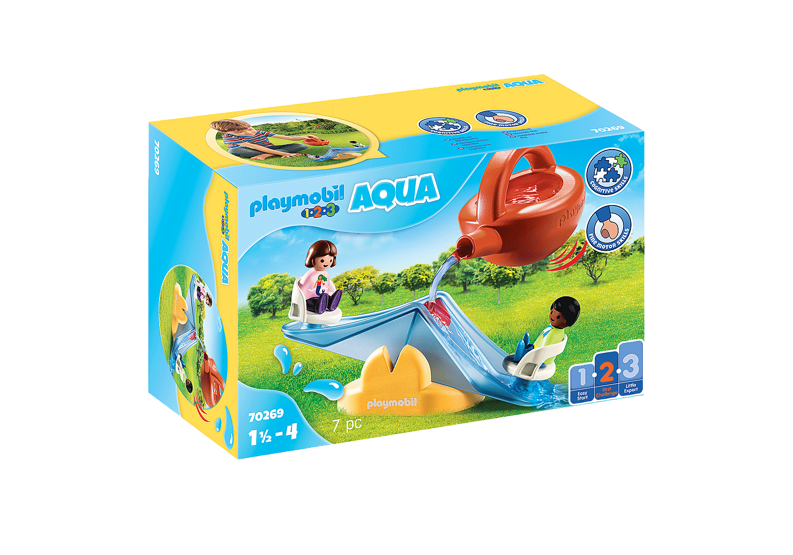 Playmobil 70269 1.2.3 AQUA Water Seesaw with Watering Can 123 อควา ชิงช้าโยกเยกพร้อมบัวรดน้ำ - Image 2