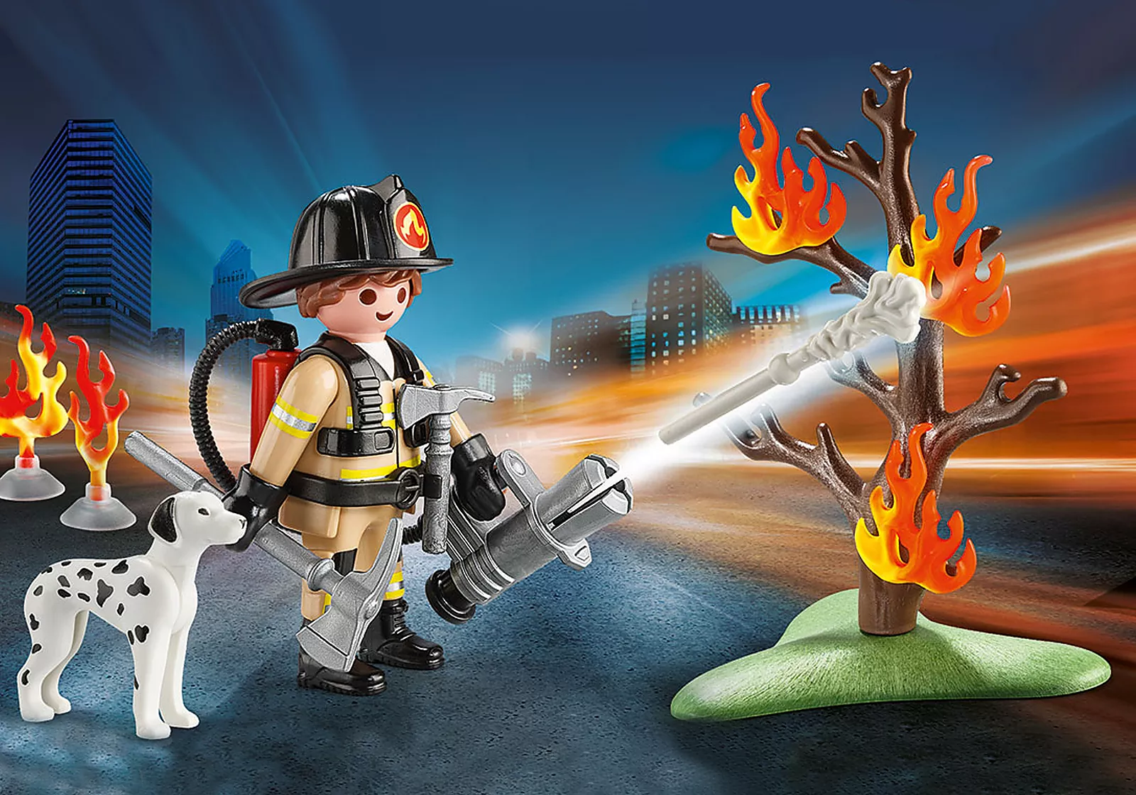 Playmobil 70310 Fire Rescue Carry Case เซ็ตกระเป๋าเล็ก กู้ภัยดับเพลิง