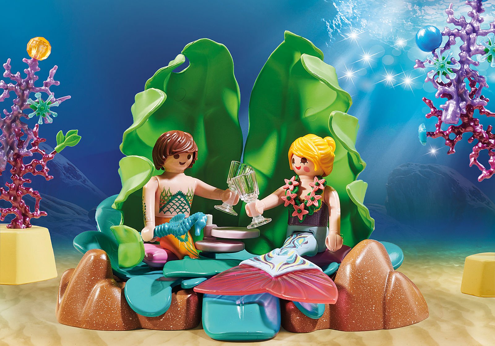 Playmobil 70368 Promo Packs Coral Mermaid Lounge เซ็ตโปรโมชั่น เลานจ์ปะการังของนางเงือก - Image 5