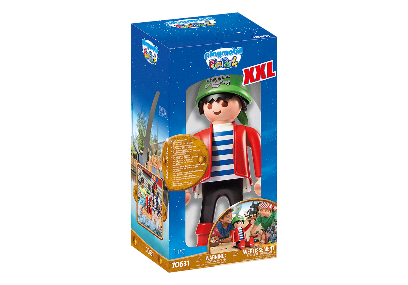 Alternative view of Playmobil 70631 Pirates FunPark XXL Rico ฟิกเกอร์ โจรสลัด ริโค่ xxl