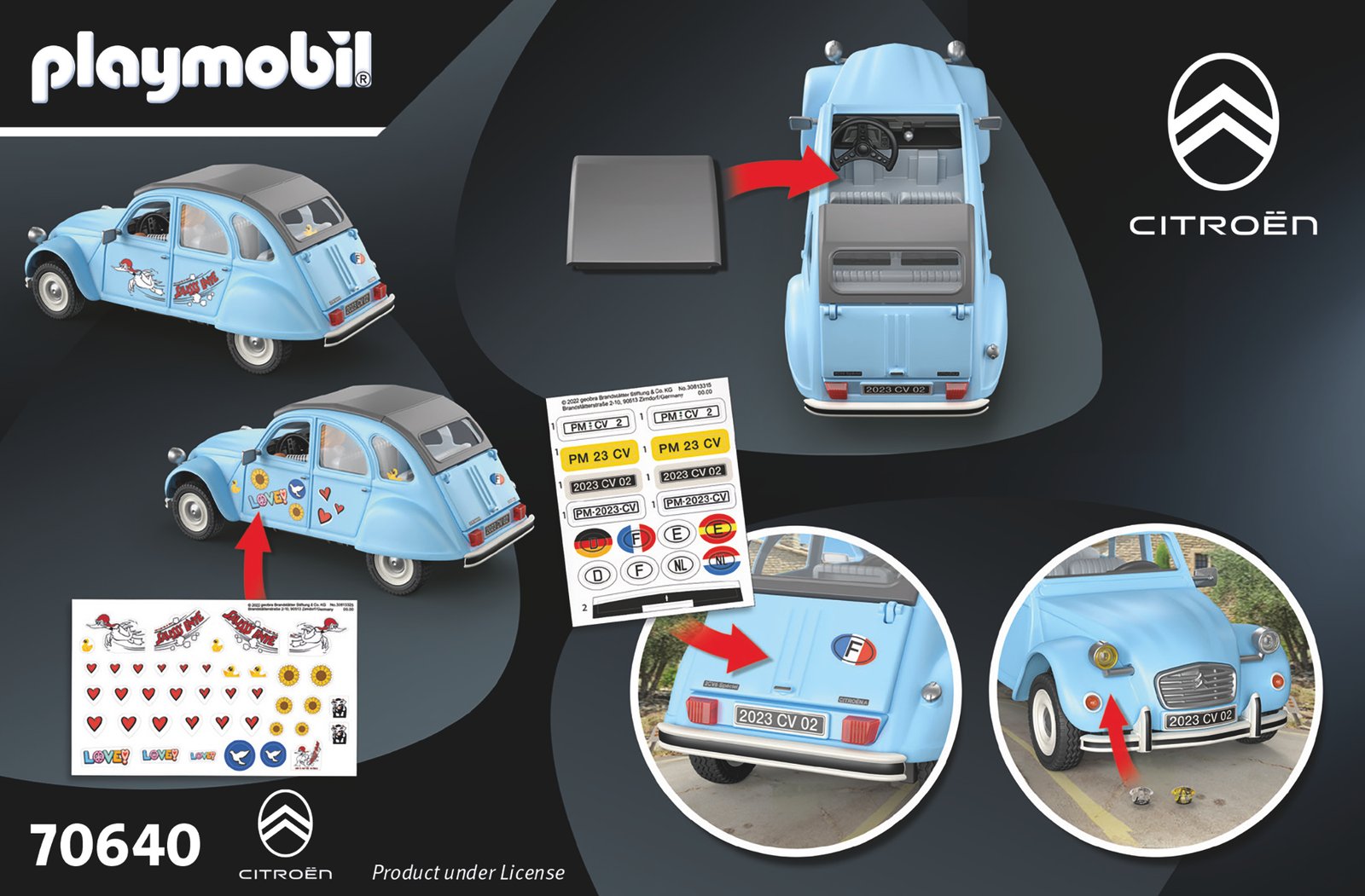 Playmobil 70640 Citroen 2CV ซีตรอง 2ซีวี - Image 4