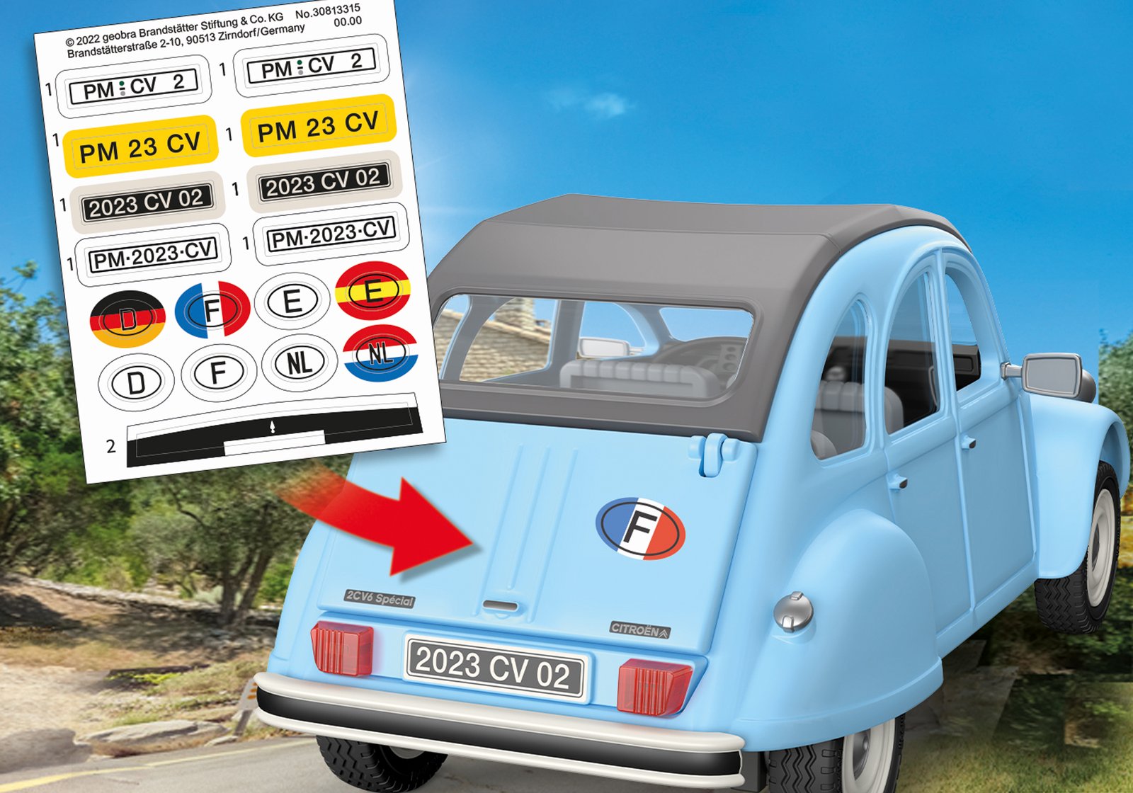 Playmobil 70640 Citroen 2CV ซีตรอง 2ซีวี - Image 5