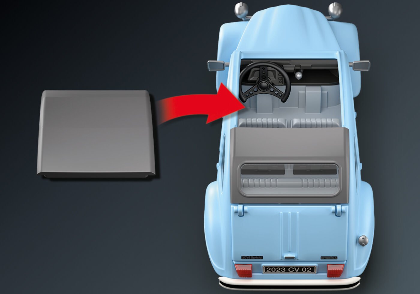 Playmobil 70640 Citroen 2CV ซีตรอง 2ซีวี - Image 8