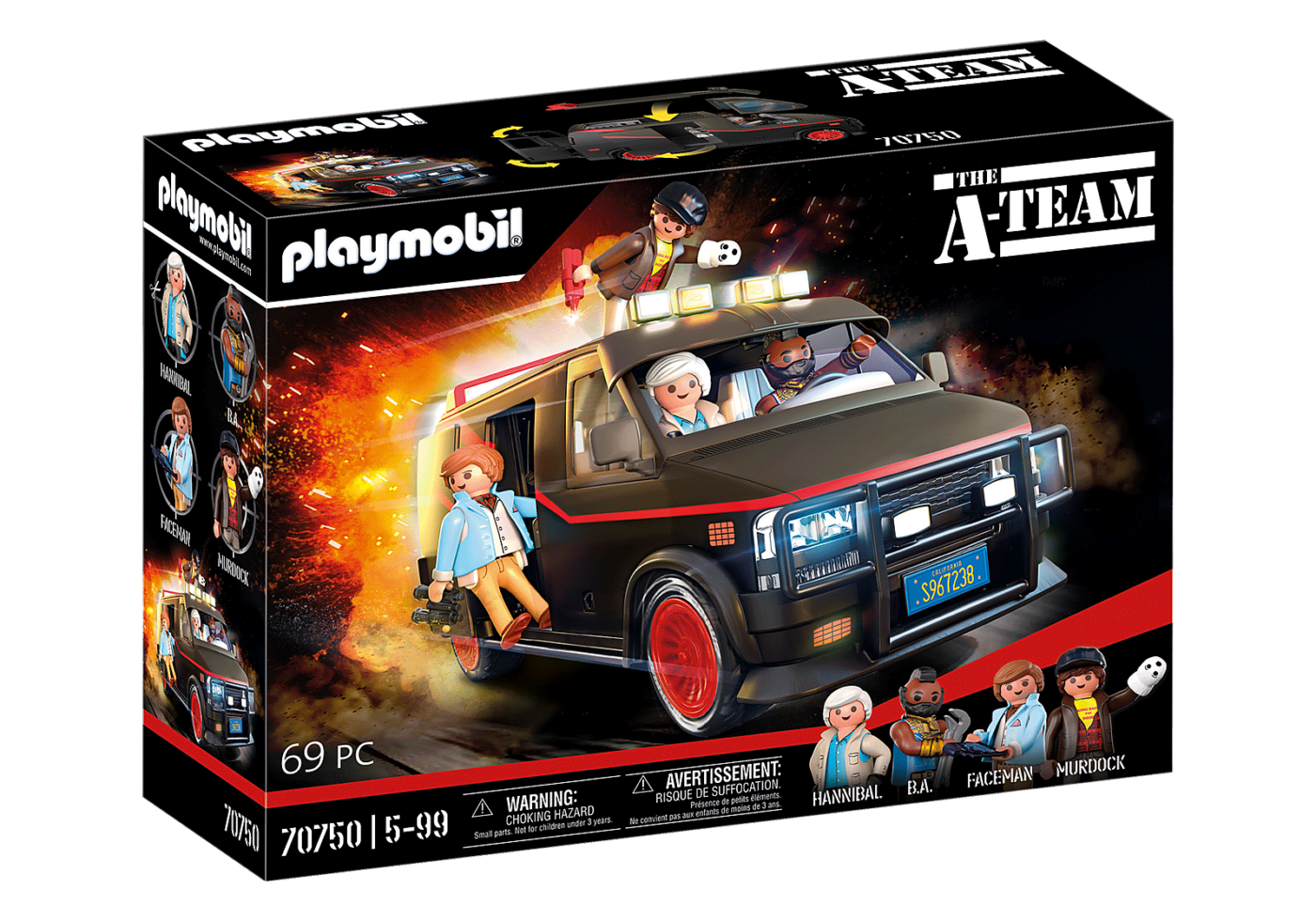 Alternative view of Playmobil 70750 Movie car The A-Team Van มูฟวี่คาร์ รถตู้ เอ-ทีม