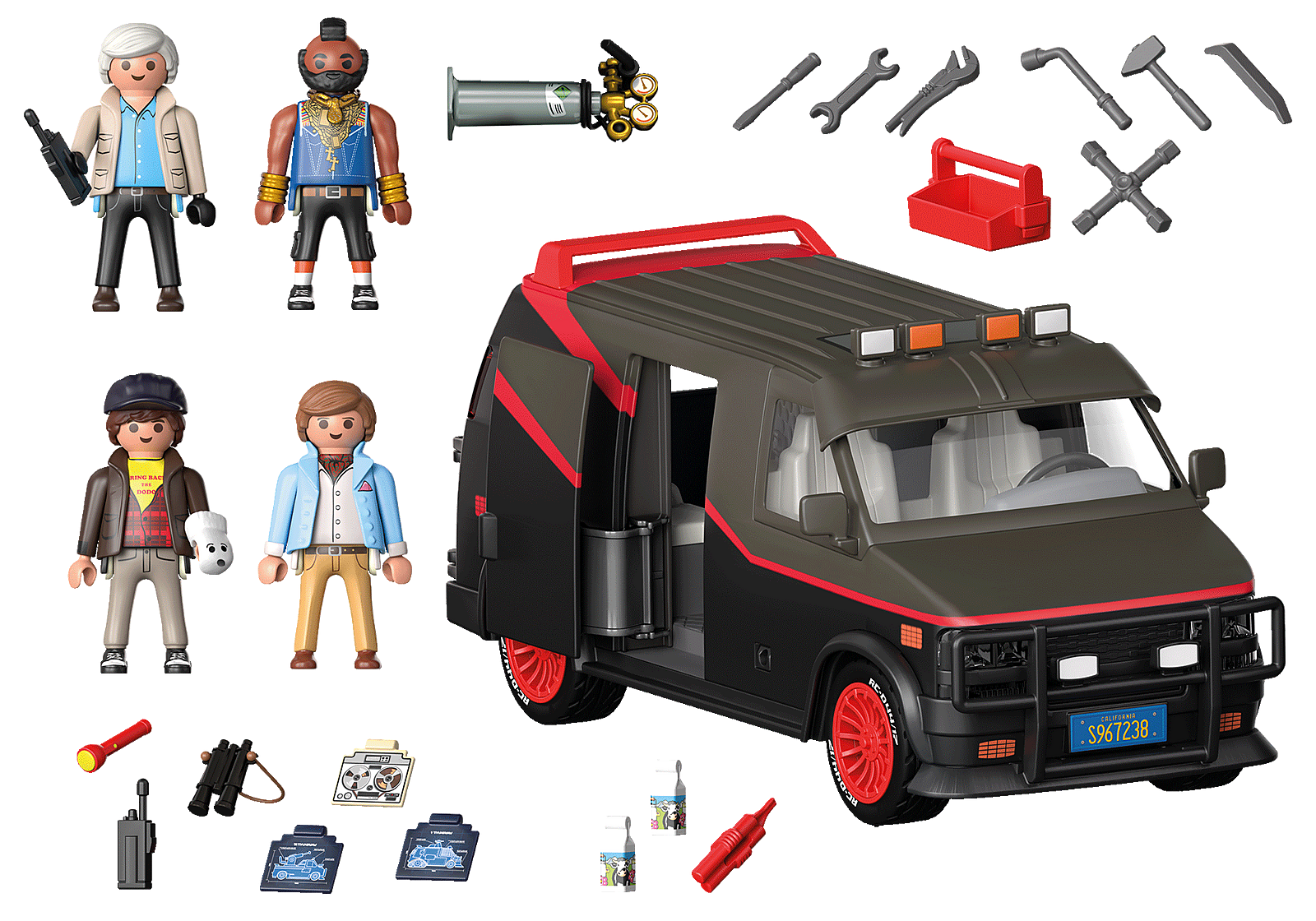Playmobil 70750 Movie car The A-Team Van มูฟวี่คาร์ รถตู้ เอ-ทีม - Image 3