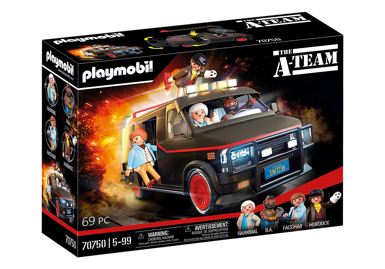 Playmobil 70750 Movie car The A-Team Van มูฟวี่คาร์ รถตู้ เอ-ทีม - Image 2