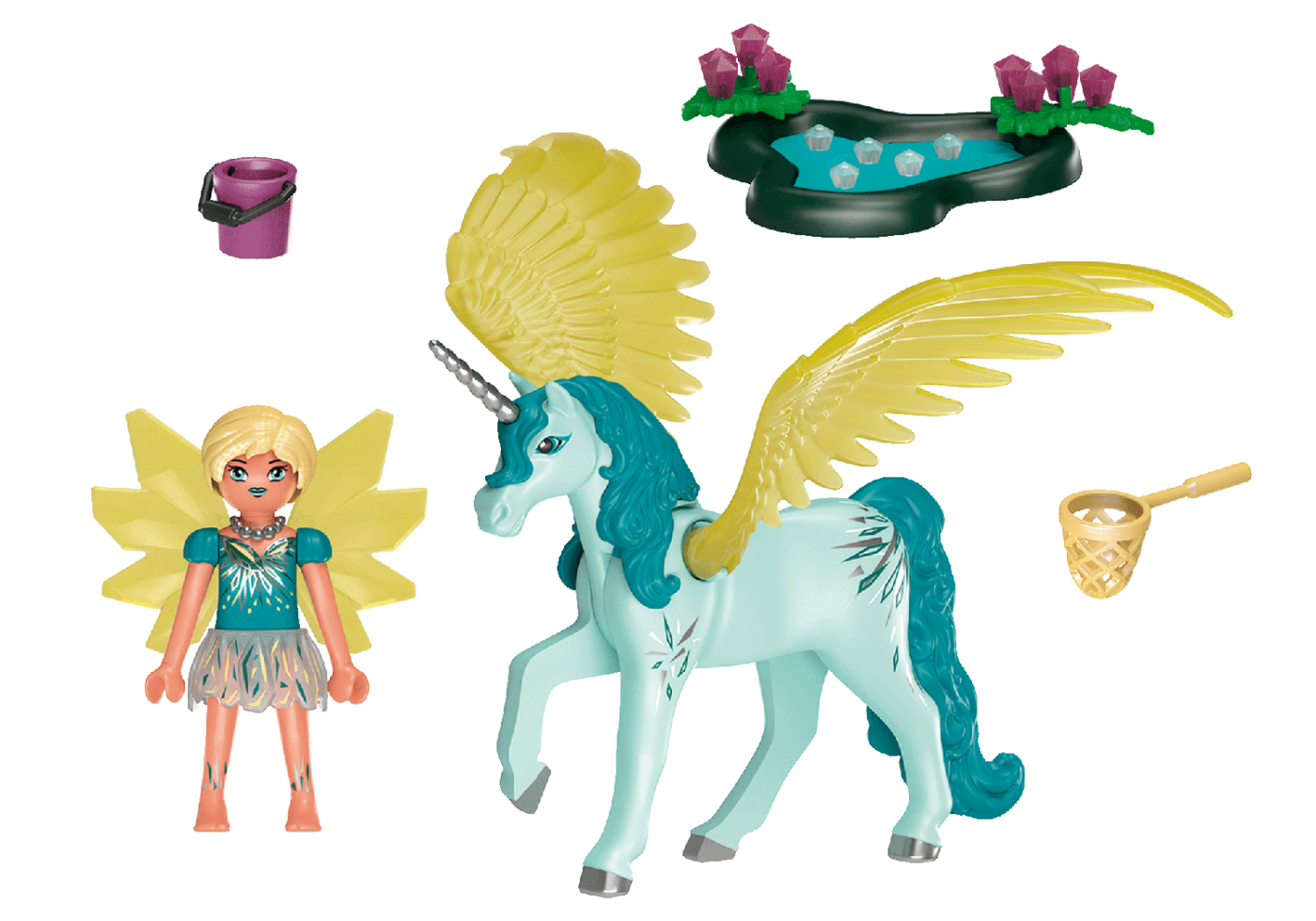 Playmobil 70809 AYUMA Crystal Fairy with Unicorn อายูมา นางฟ้าคริสตัลกับยูนิคอร์น - Image 3