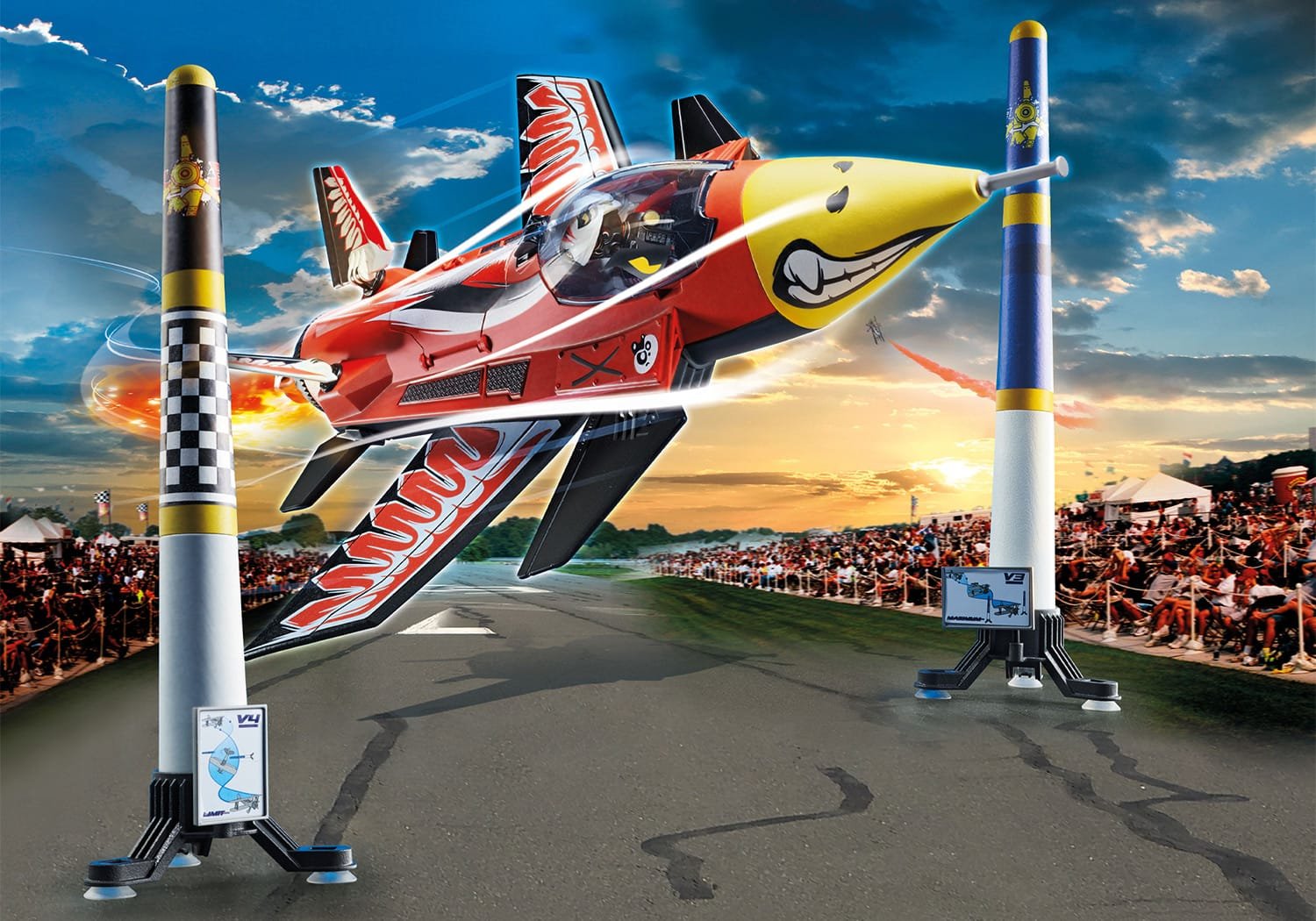 Playmobil 70832 Air Stunt Show Eagle Jet แอร์สตั๊นท์โชว์ อีเกิลเจ็ต