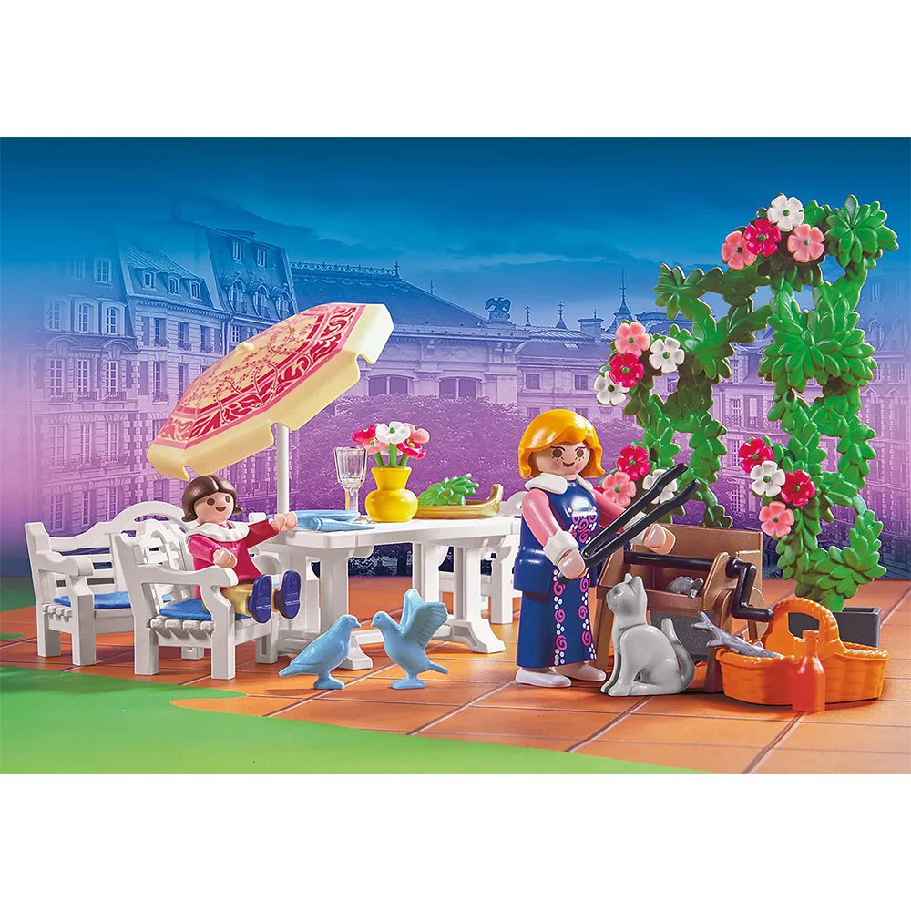 Playmobil 70896 PLAYMOBIL® PLUS Garden Terrace ดอลล์เฮ้าส์วิคตอเรียน ระเบียงสวน