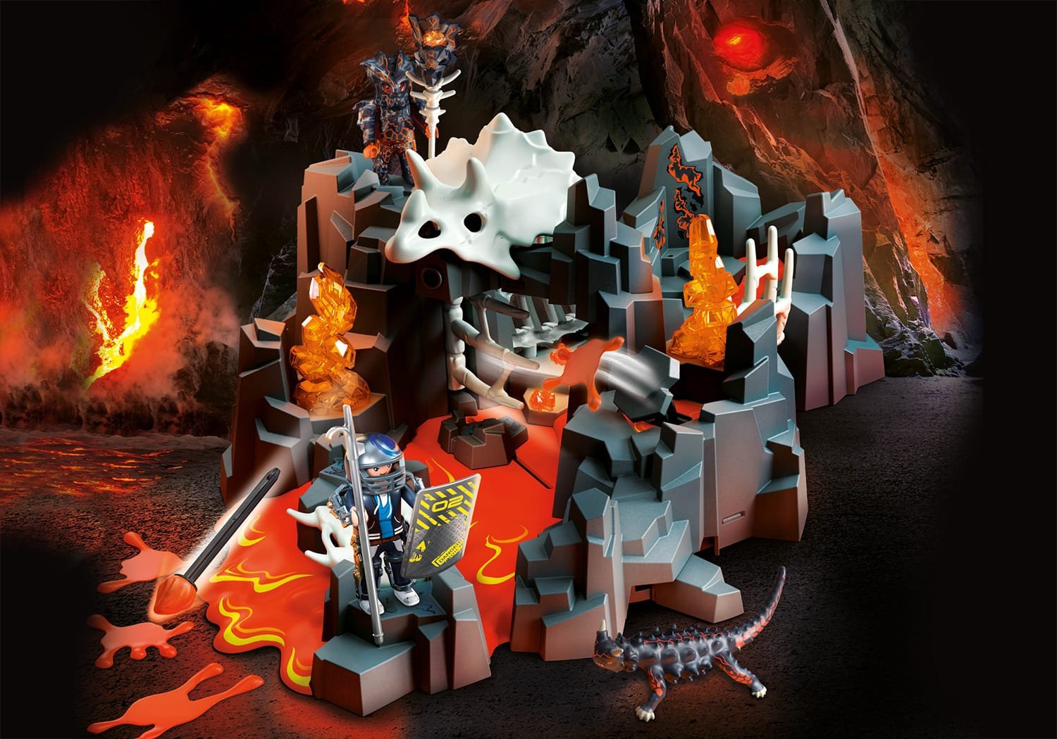 Playmobil 70926 Dino Rise Guardian of the Lava Mine ไดโน ไรซ์ ผู้พิทักษ์เหมืองลาวา