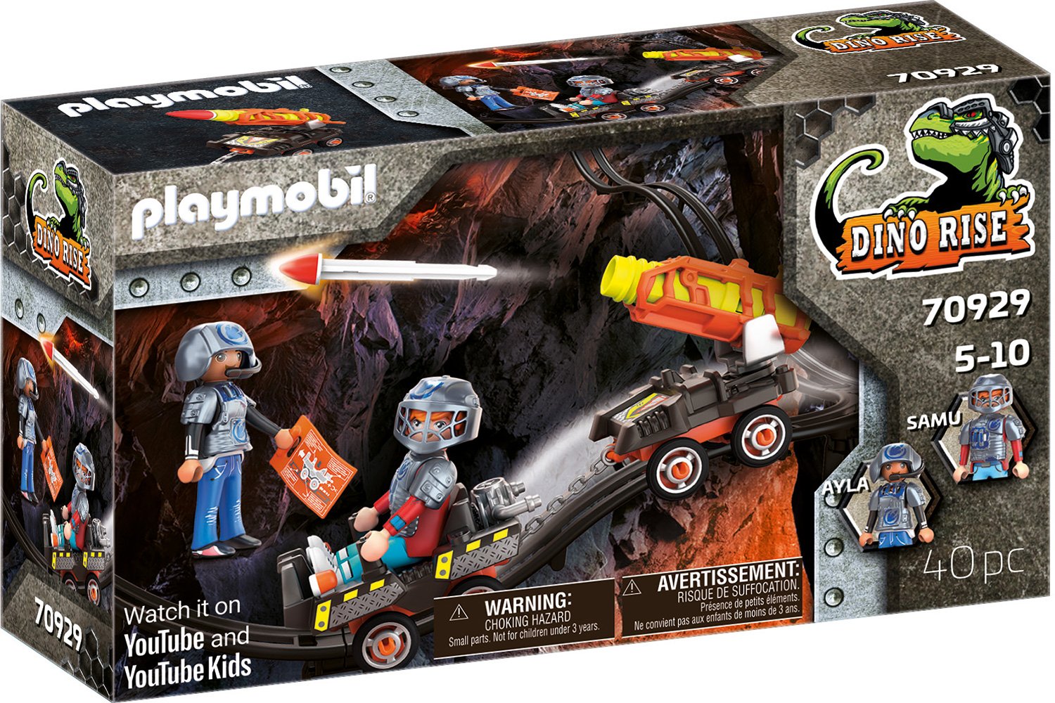 Playmobil 70929 Dino Rise Dino Mine Missile ไดโน ไรซ์ ไดโน ไมน์ มิสไซล์ - Image 2