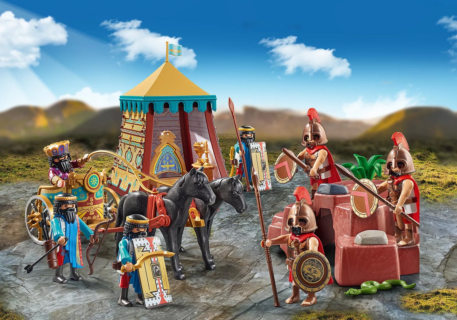 Playmobil 70949 Exclusive Leonidas & Xerxes ของเล่นบทบาทสมมติ เอ็กซ์คลูซีฟ กษัตริย์เลโอดินัส และ จักรพรรดิเซอร์ซีส