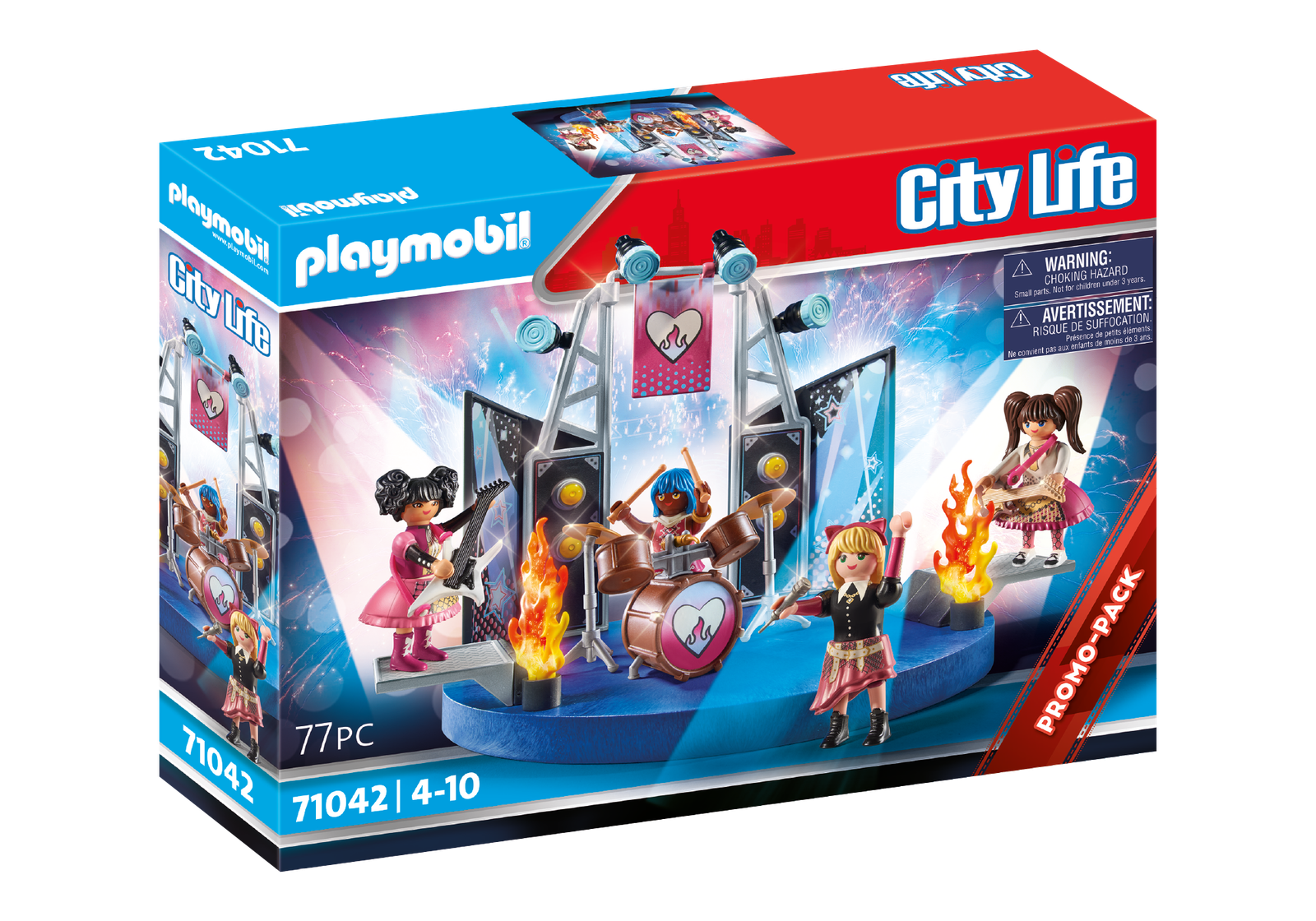 Playmobil 71042 Promo Pack Music Band ของเล่นบทบาทสมมติ โปรโมแพ็ค วงดนตรี - Image 2