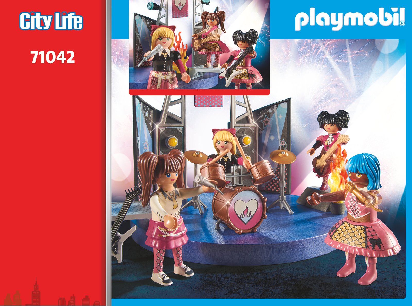 Playmobil 71042 Promo Pack Music Band ของเล่นบทบาทสมมติ โปรโมแพ็ค วงดนตรี - Image 4