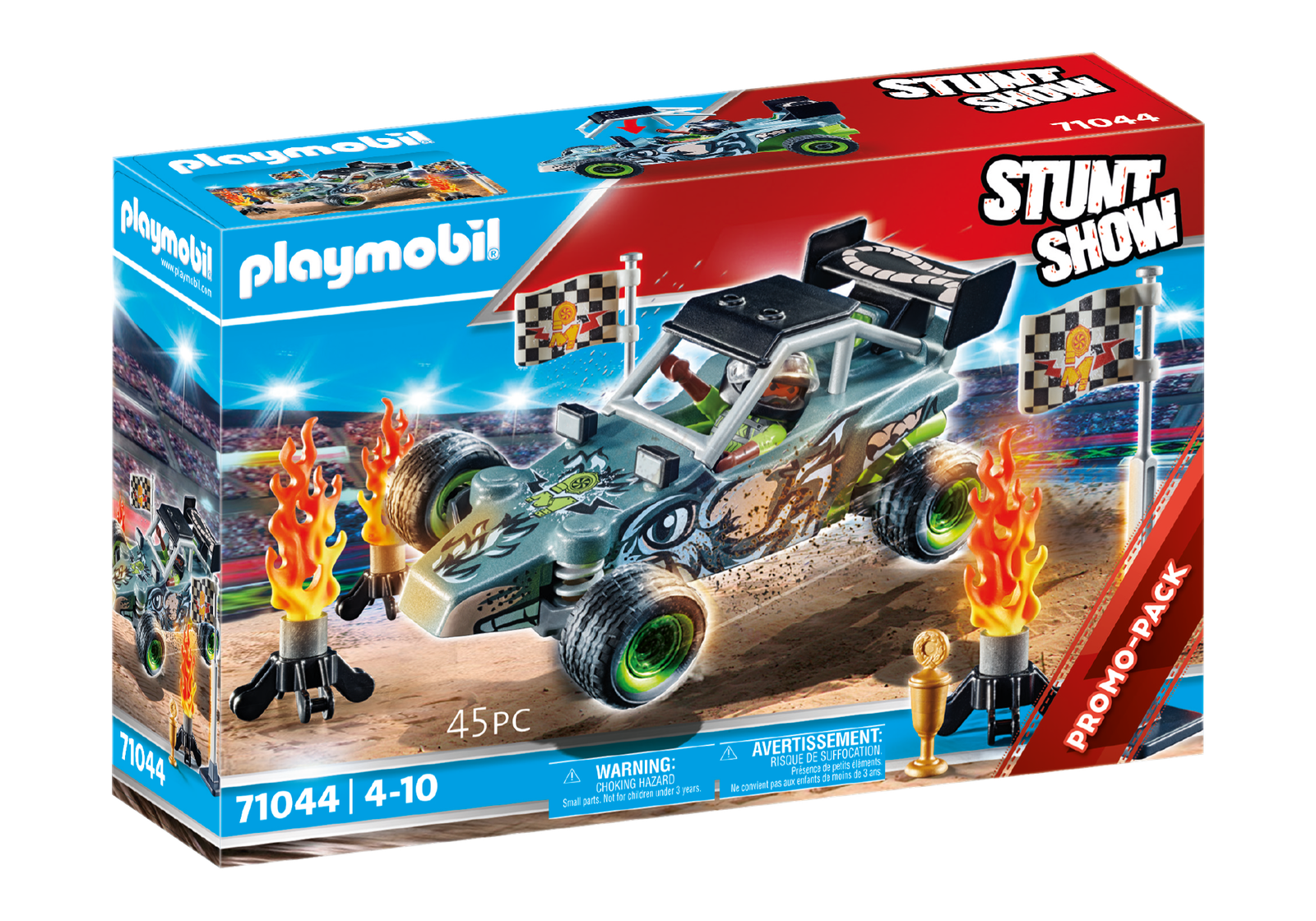 Playmobil 71044 Promo Pack Stuntshow Racer โปรโมแพ็ค นักแข่งรถสตั้นโชว์ - Image 2