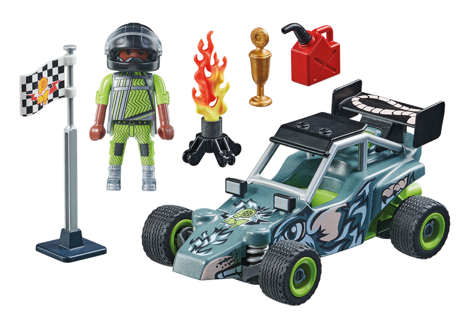 Playmobil 71044 Promo Pack Stuntshow Racer โปรโมแพ็ค นักแข่งรถสตั้นโชว์ - Image 3