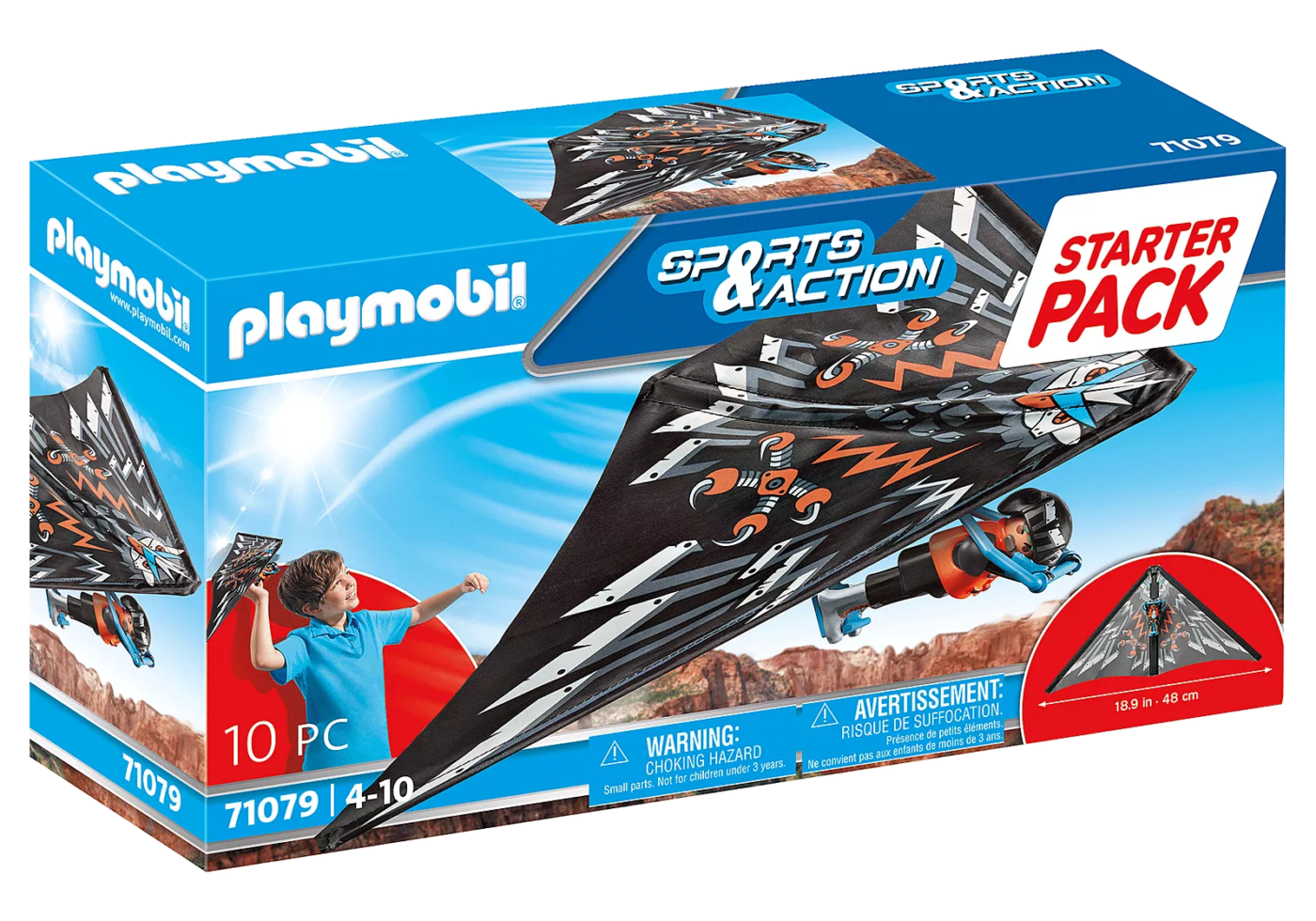 Alternative view of Playmobil 71079 Starter Pack Hang Glider สตาร์ทเตอร์ แพ็ค เครื่องร่อน