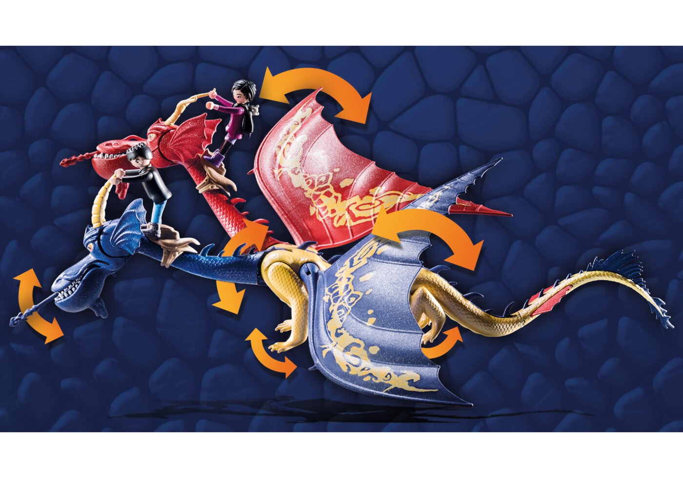 Playmobil 71080 Dragons: The Nine Realms - Wu & Wei with Jun ดราก้อน อาณาจักรทั้งเก้า - อู๋ & เหว่ย กับ จุน - Image 4
