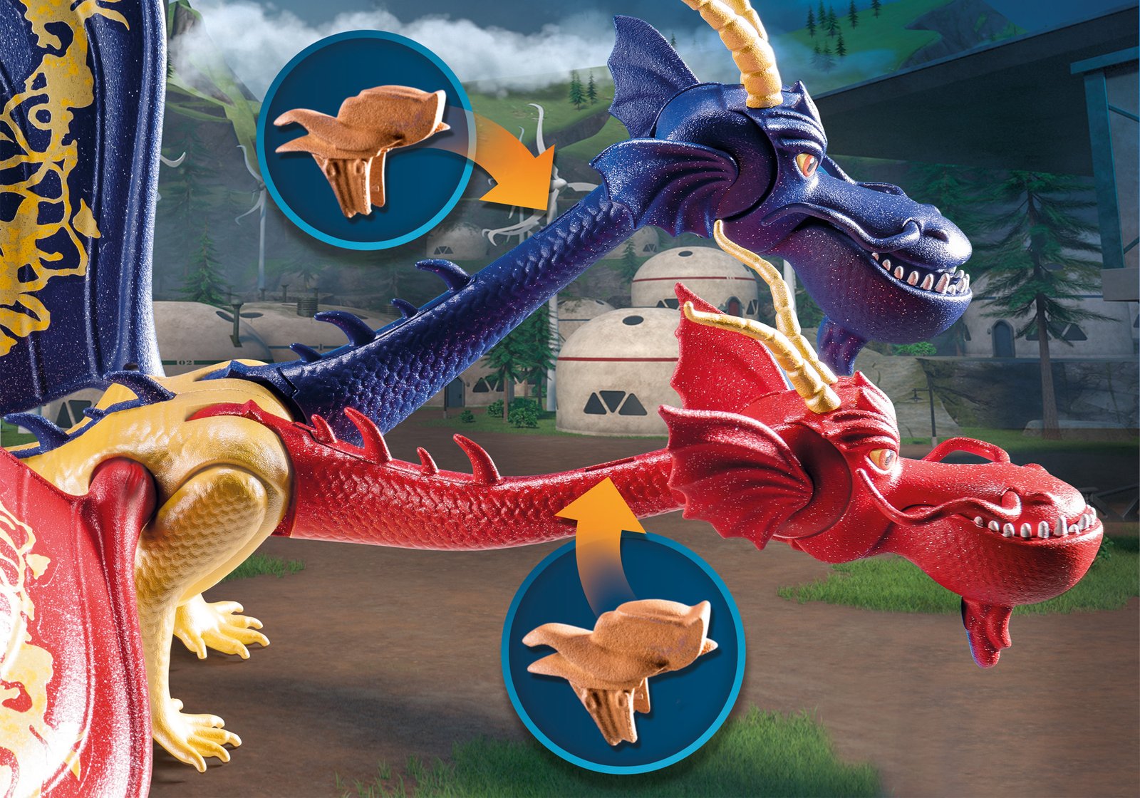 Playmobil 71080 Dragons: The Nine Realms - Wu & Wei with Jun ดราก้อน อาณาจักรทั้งเก้า - อู๋ & เหว่ย กับ จุน - Image 5