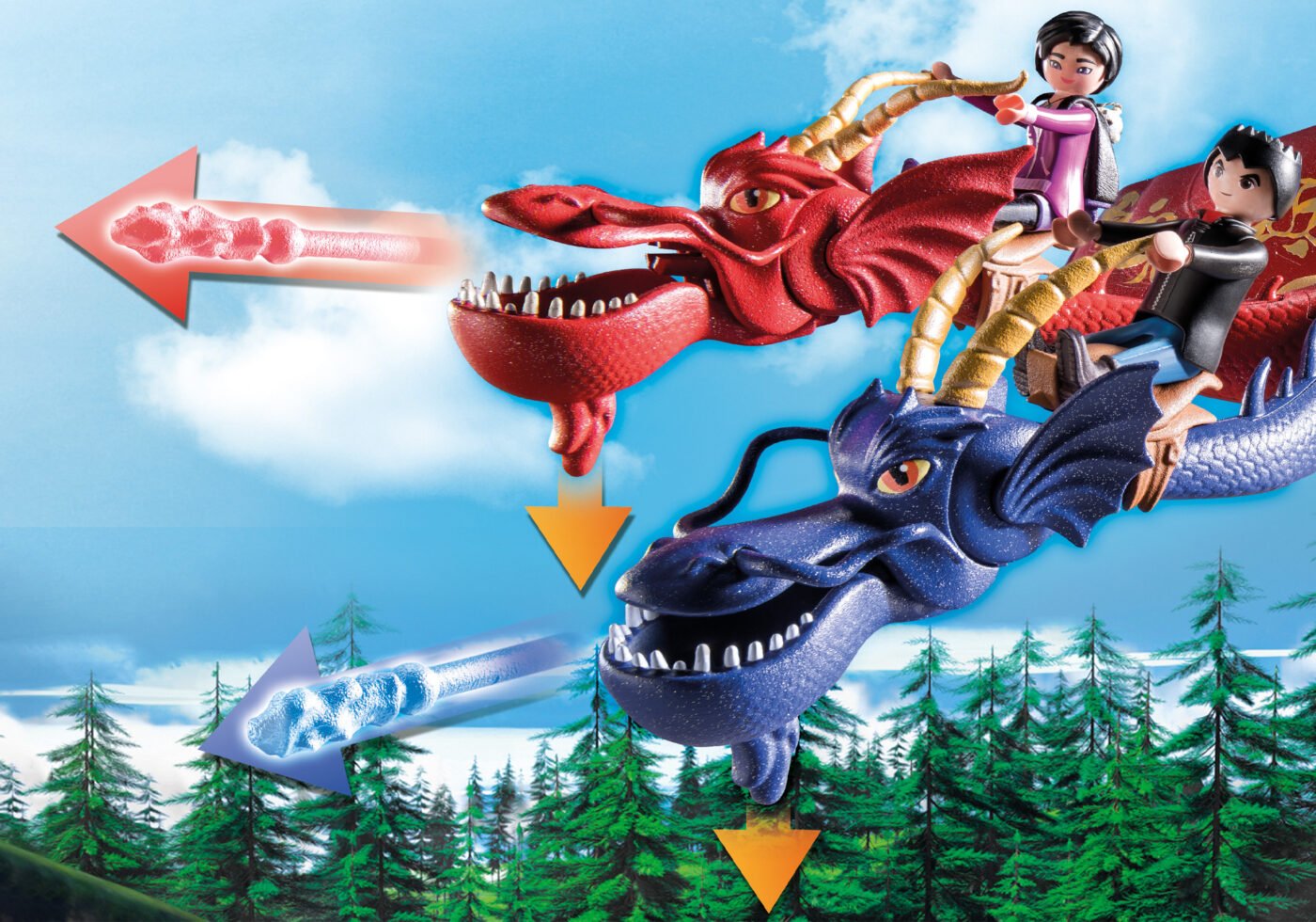 Playmobil 71080 Dragons: The Nine Realms - Wu & Wei with Jun ดราก้อน อาณาจักรทั้งเก้า - อู๋ & เหว่ย กับ จุน - Image 6