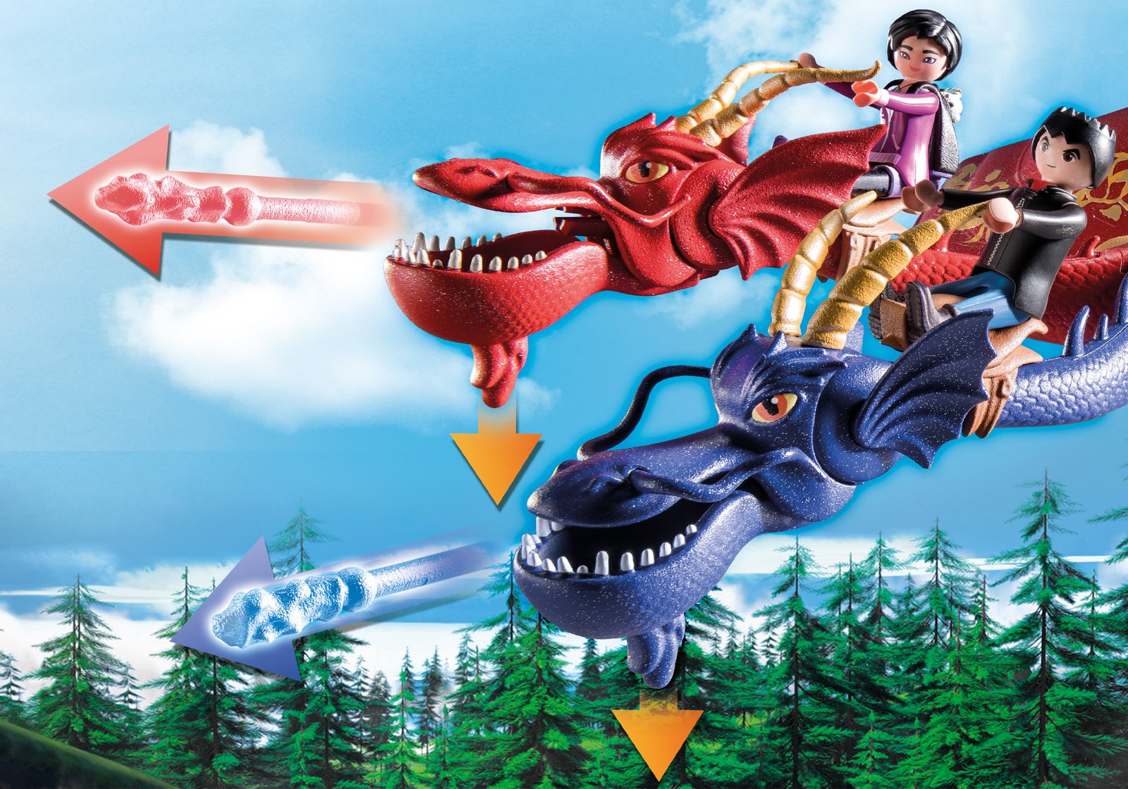 Playmobil 71080 Dragons: The Nine Realms - Wu & Wei with Jun ดราก้อน อาณาจักรทั้งเก้า - อู๋ & เหว่ย กับ จุน - Image 6