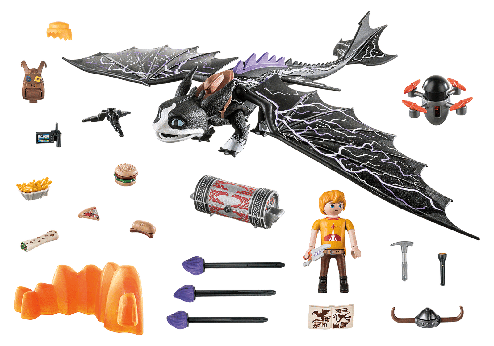 Playmobil 71081 Dragons: The Nine Realms - Thunder & Tom ดราก้อน อาณาจักรทั้งเก้า - ธันเดอร์ & ทอม - Image 3