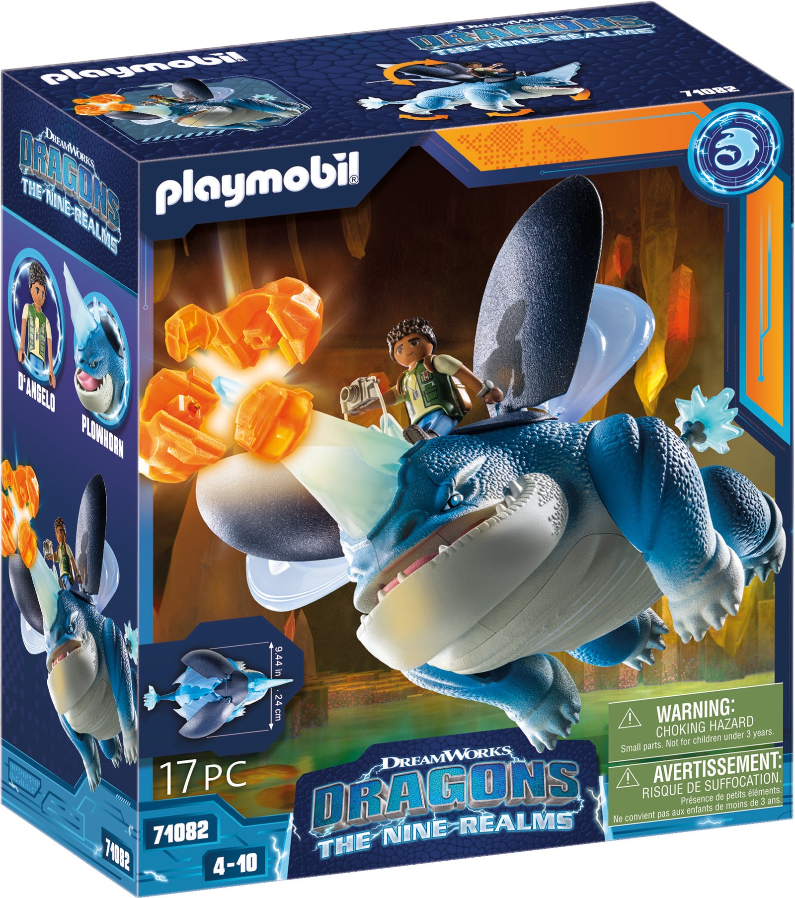 Playmobil 71082 Dragons: The Nine Realms - Plowhorn & D'Angelo ดราก้อน อาณาจักรทั้งเก้า - พลาวฮอร์น & ดี'แองเจโล - Image 2