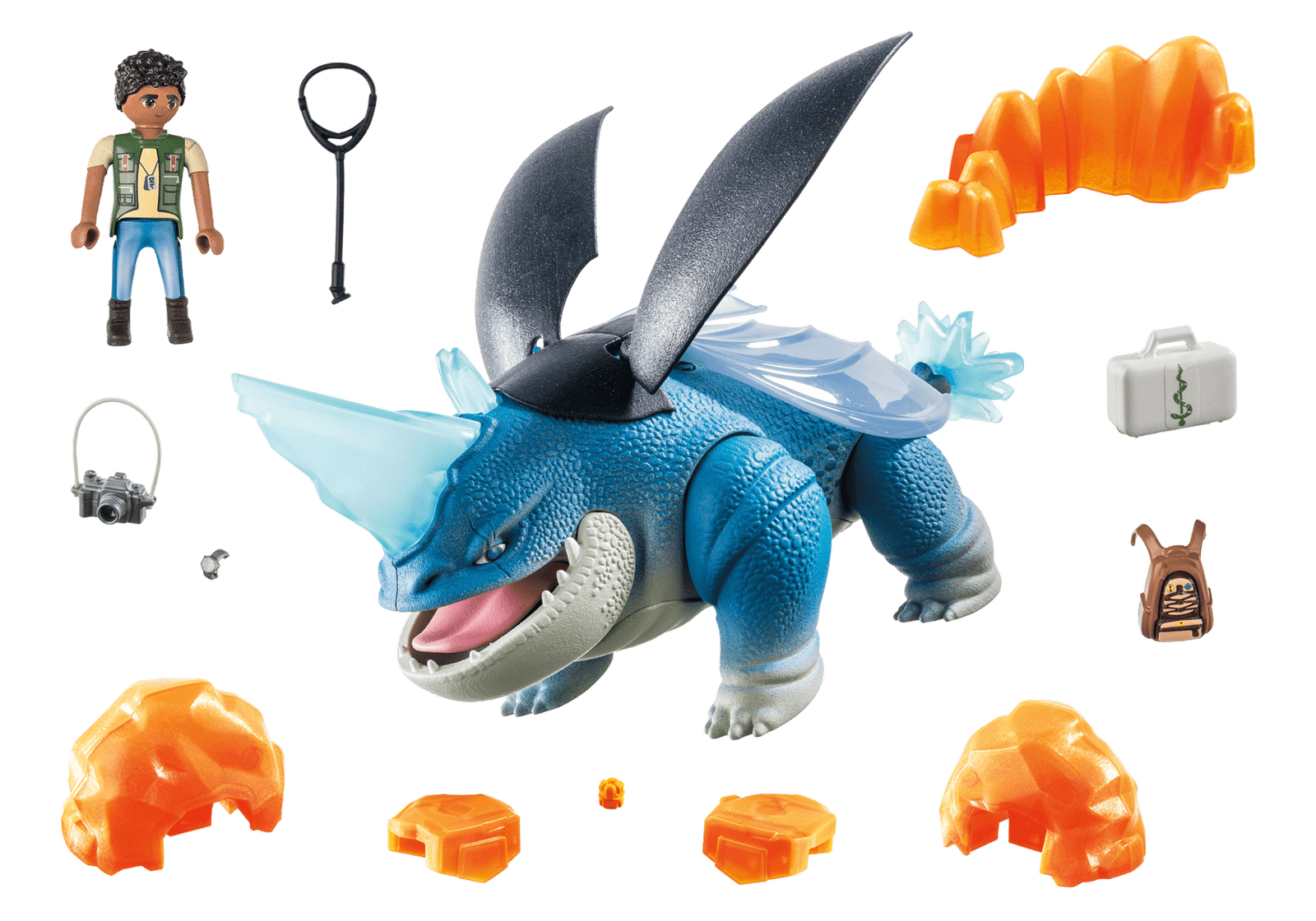 Playmobil 71082 Dragons: The Nine Realms - Plowhorn & D'Angelo ดราก้อน อาณาจักรทั้งเก้า - พลาวฮอร์น & ดี'แองเจโล - Image 3