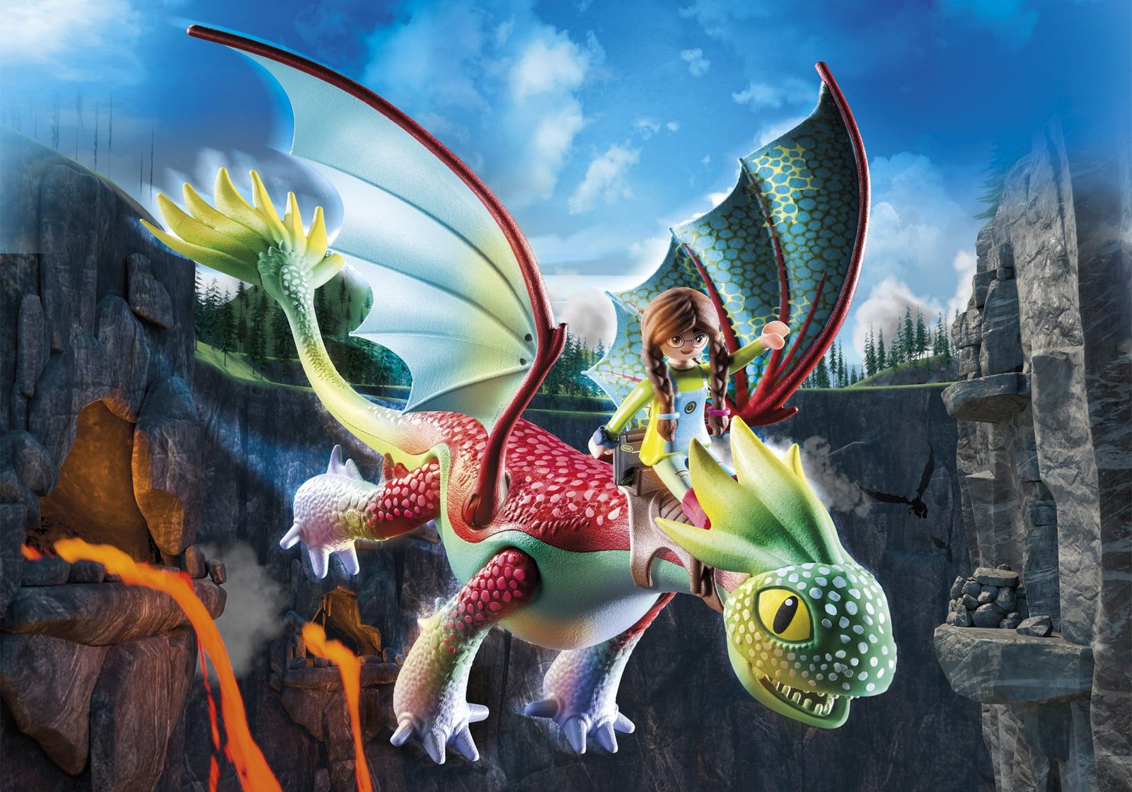 Playmobil 71083 Dragons: The Nine Realms - Feathers & Alex ดราก้อน อาณาจักรทั้งเก้า - เฟเธอร์ส & อเล็กซ์