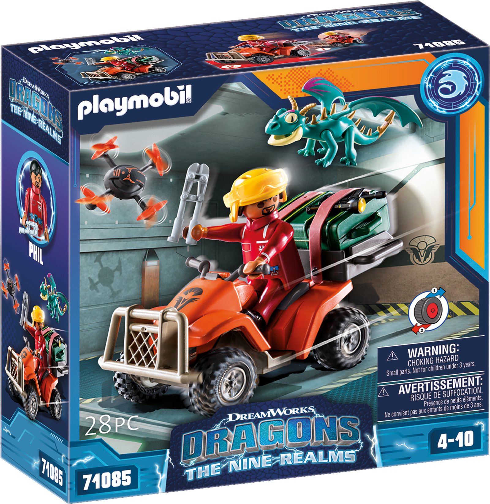 Playmobil 71085 Dragons: The Nine Realms - Icaris Quad ดราก้อน อาณาจักรทั้งเก้า - อิคาริส ควอด - Image 2