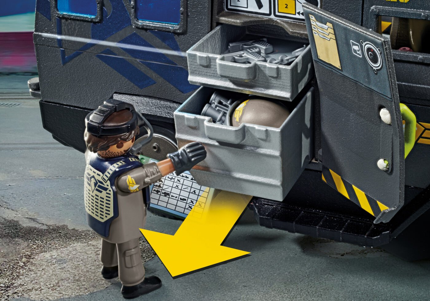 Playmobil 71144 Tactical Unit - All-Terrain Vehicle SWAT รถหุ้มเกราะ - Image 4