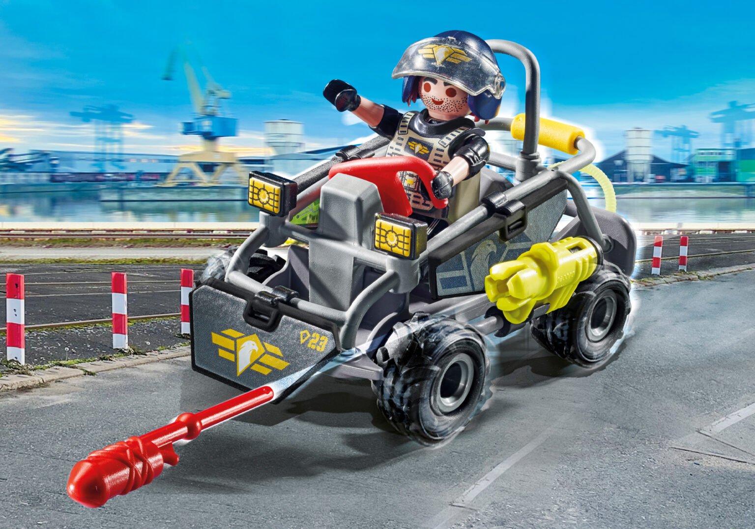 Playmobil 71147 Tactical Unit - Mulit-Terrain Quad SWAT รถควอด