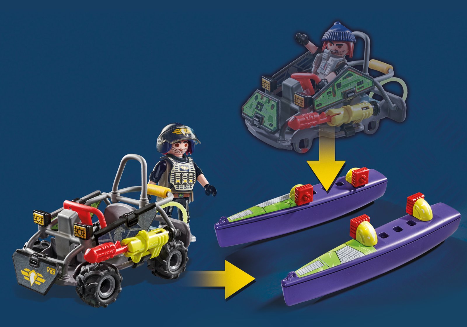 Playmobil 71147 Tactical Unit - Mulit-Terrain Quad SWAT รถควอด - Image 5
