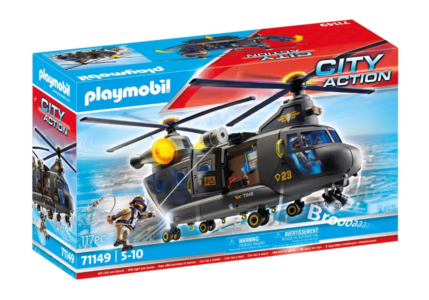 Alternative view of Playmobil 71149 Tactical Unit - Rescue Aircraft SWAT เครื่องบินกู้ภัย