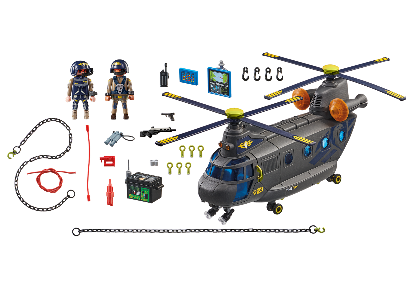 Playmobil 71149 Tactical Unit - Rescue Aircraft SWAT เครื่องบินกู้ภัย - Image 3
