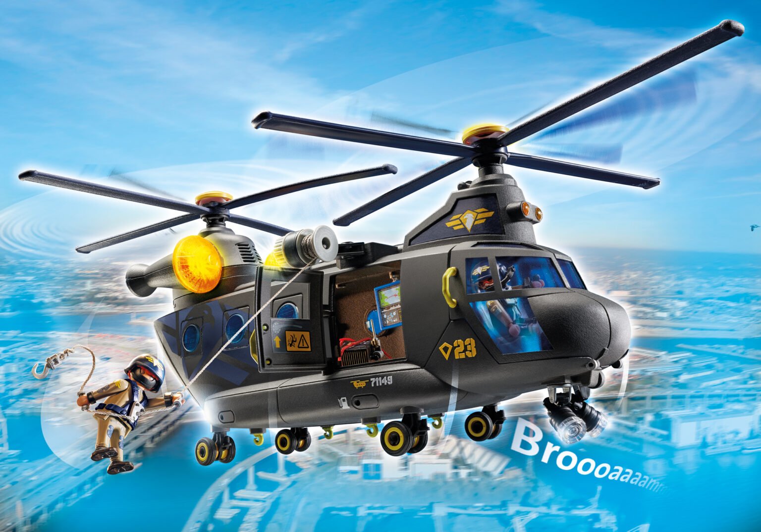 Playmobil 71149 Tactical Unit - Rescue Aircraft SWAT เครื่องบินกู้ภัย