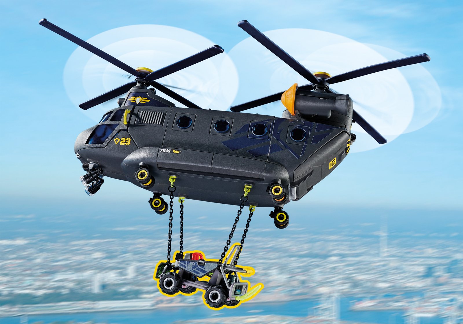 Playmobil 71149 Tactical Unit - Rescue Aircraft SWAT เครื่องบินกู้ภัย - Image 7